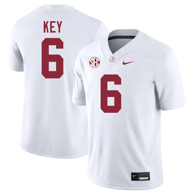 Jaylen Key Alabama Jersey,University Of Alabama Crimson Tide Football Jersey,Uniforms-White